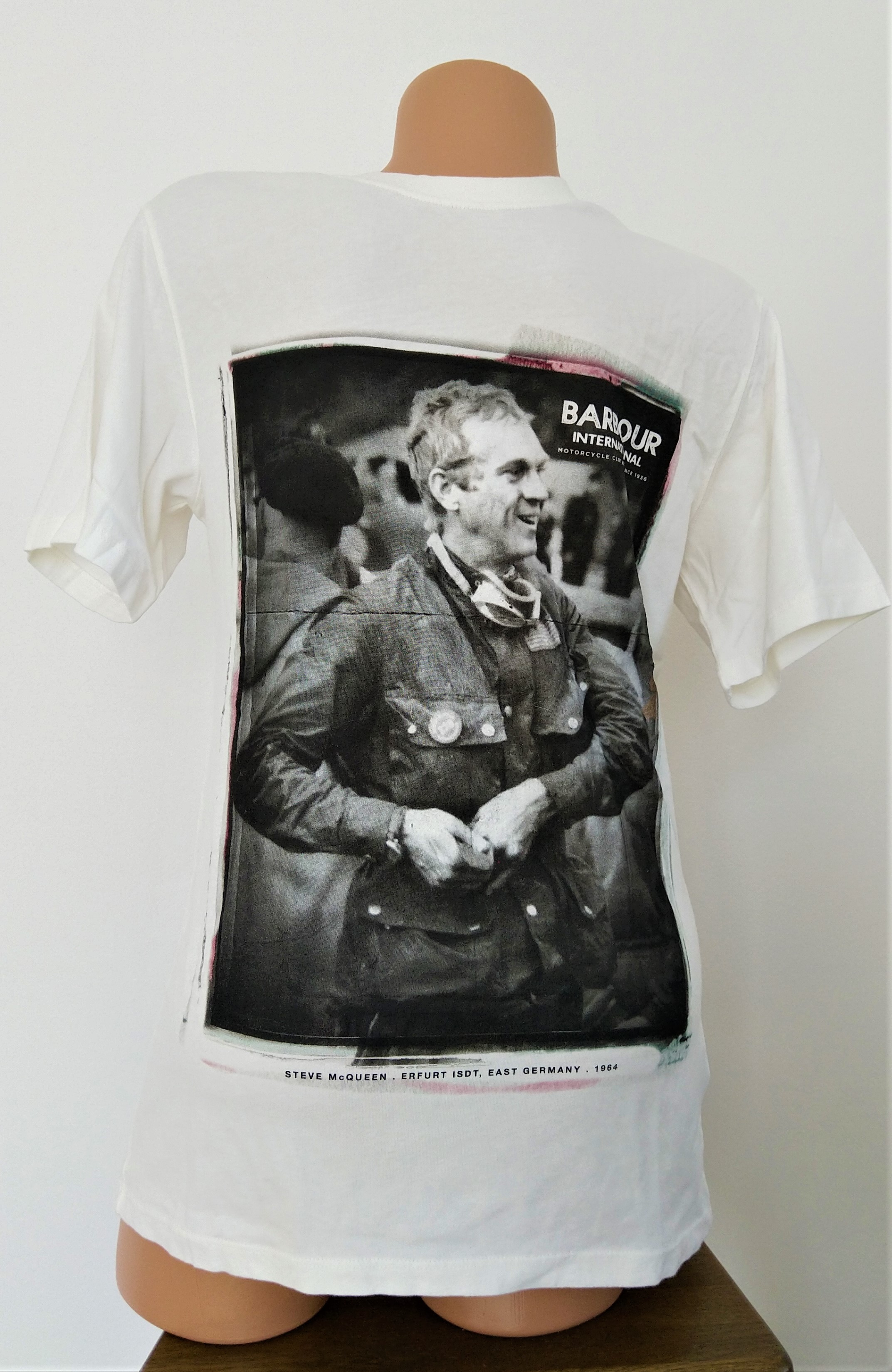Krásné motorkářské tričko Steeve McQueen