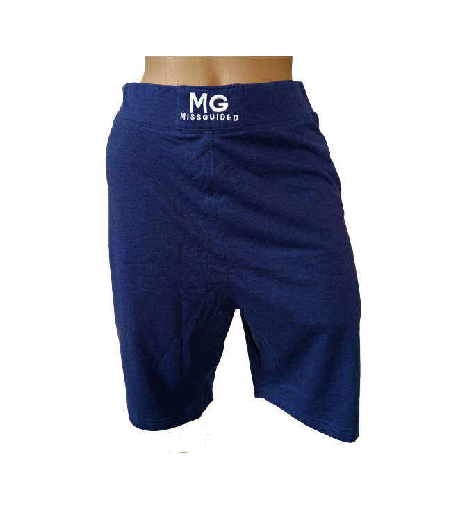 Modré kraťasy/šortky MISSGUIDED
