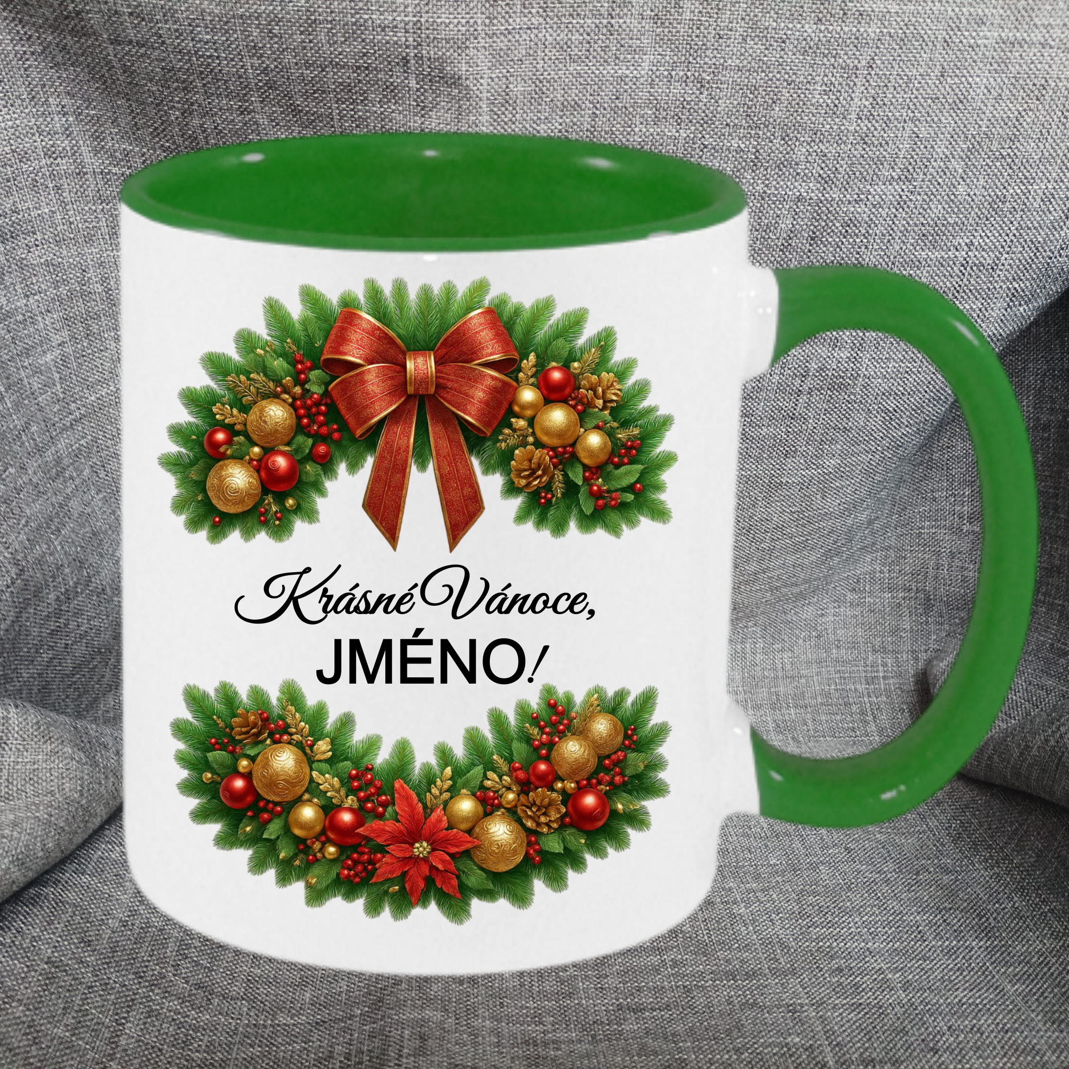 Vánoční hrnek se jménem