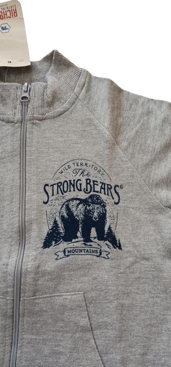 Chlapecká mikina na zip Rich Bear