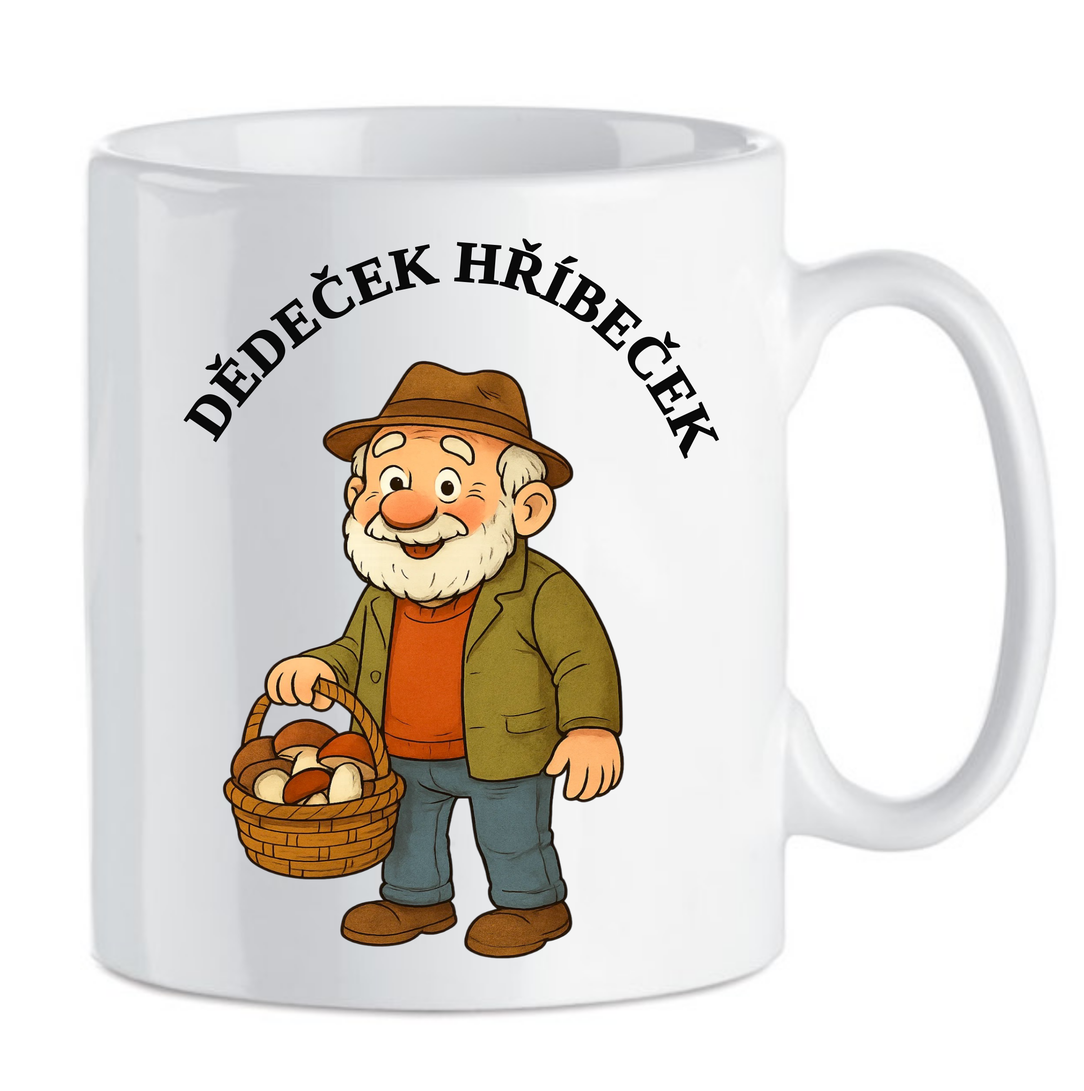 Hrnek - Dědeček na houbách