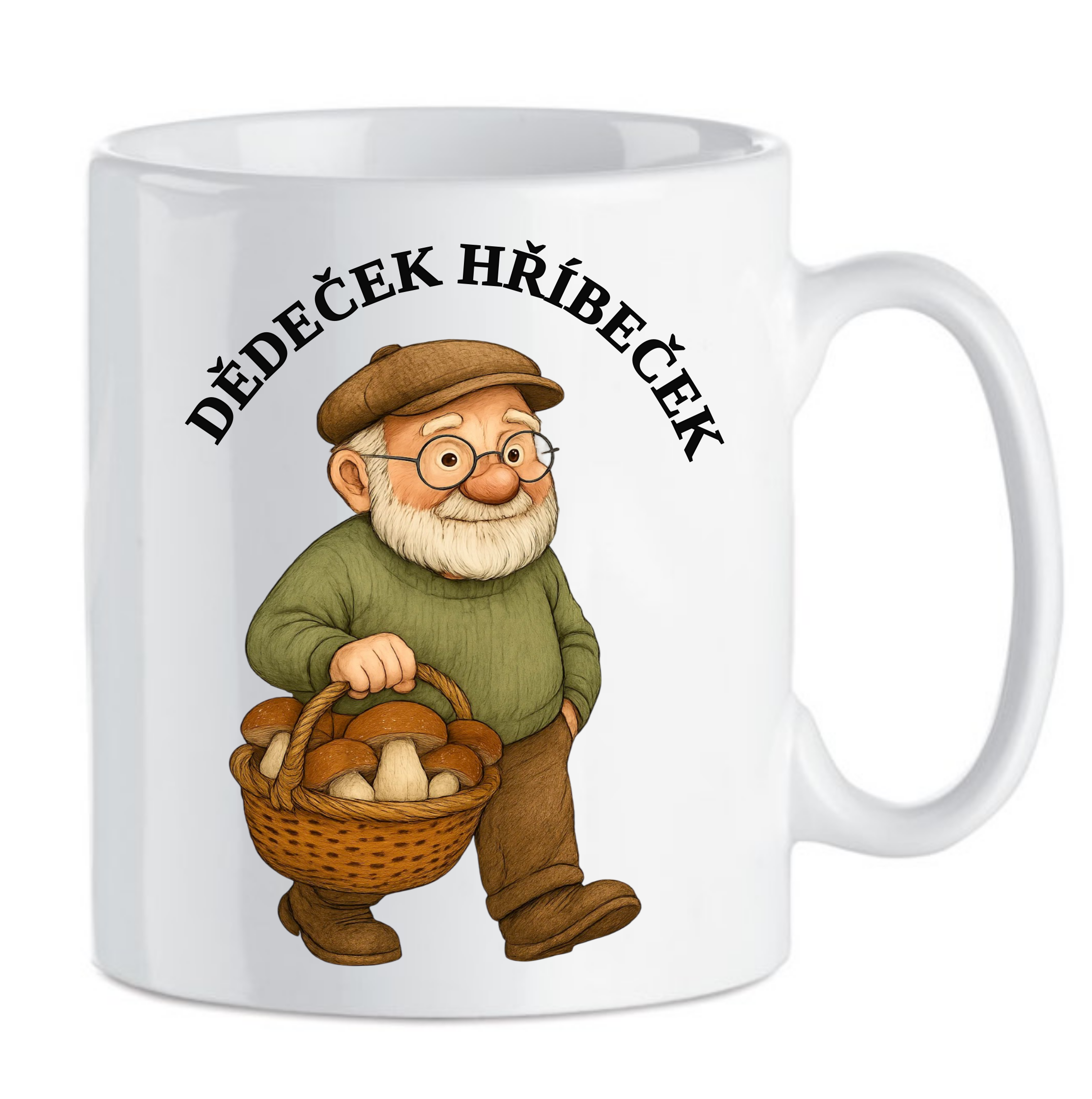 Hrnek - Dědeček na houbách 2