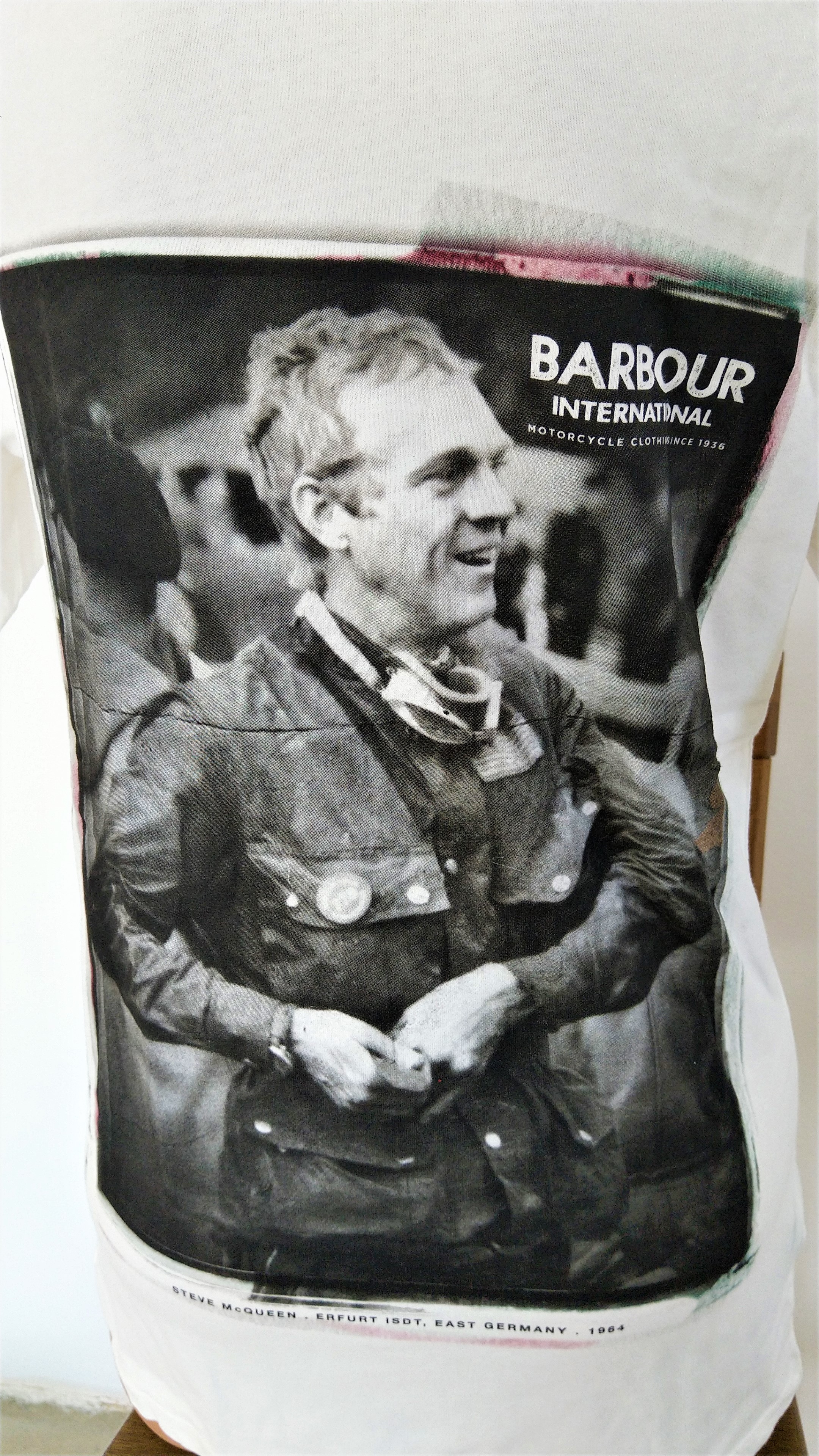 Krásné motorkářské tričko Steeve McQueen
