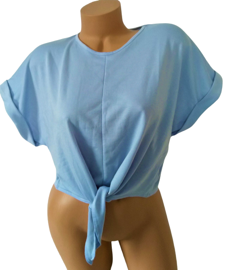 Crop top na zavazování 