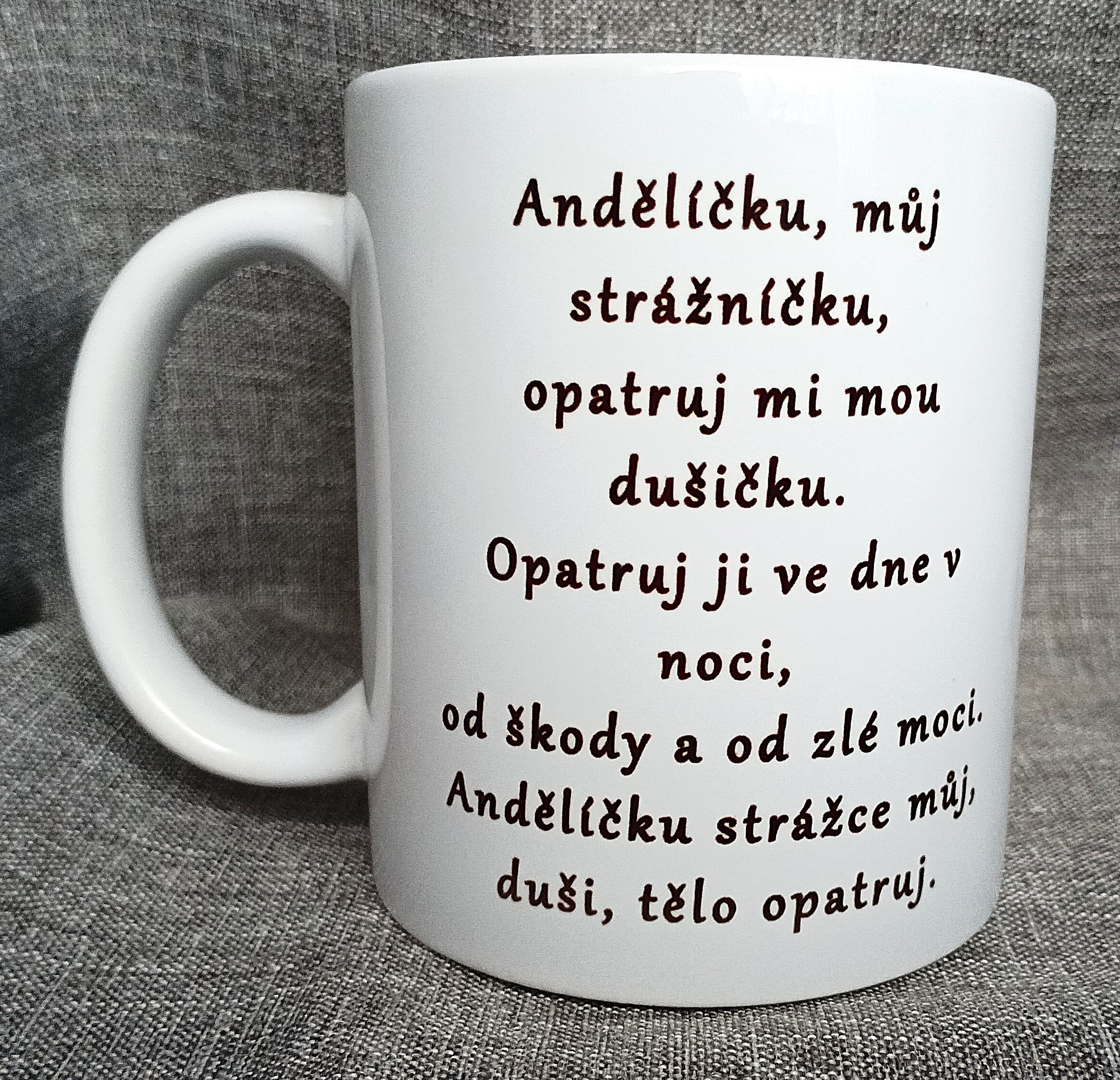 Hrnek - Anděl s modlitbičkou