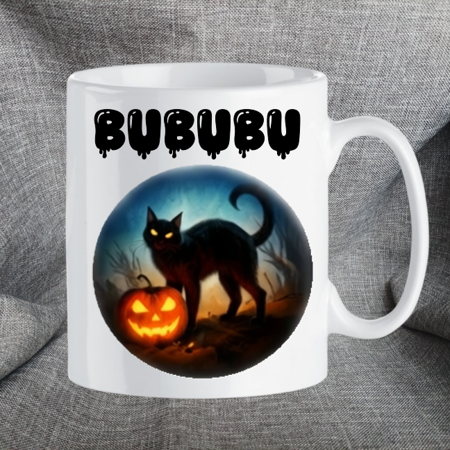 Hrnek Kočka s dýní