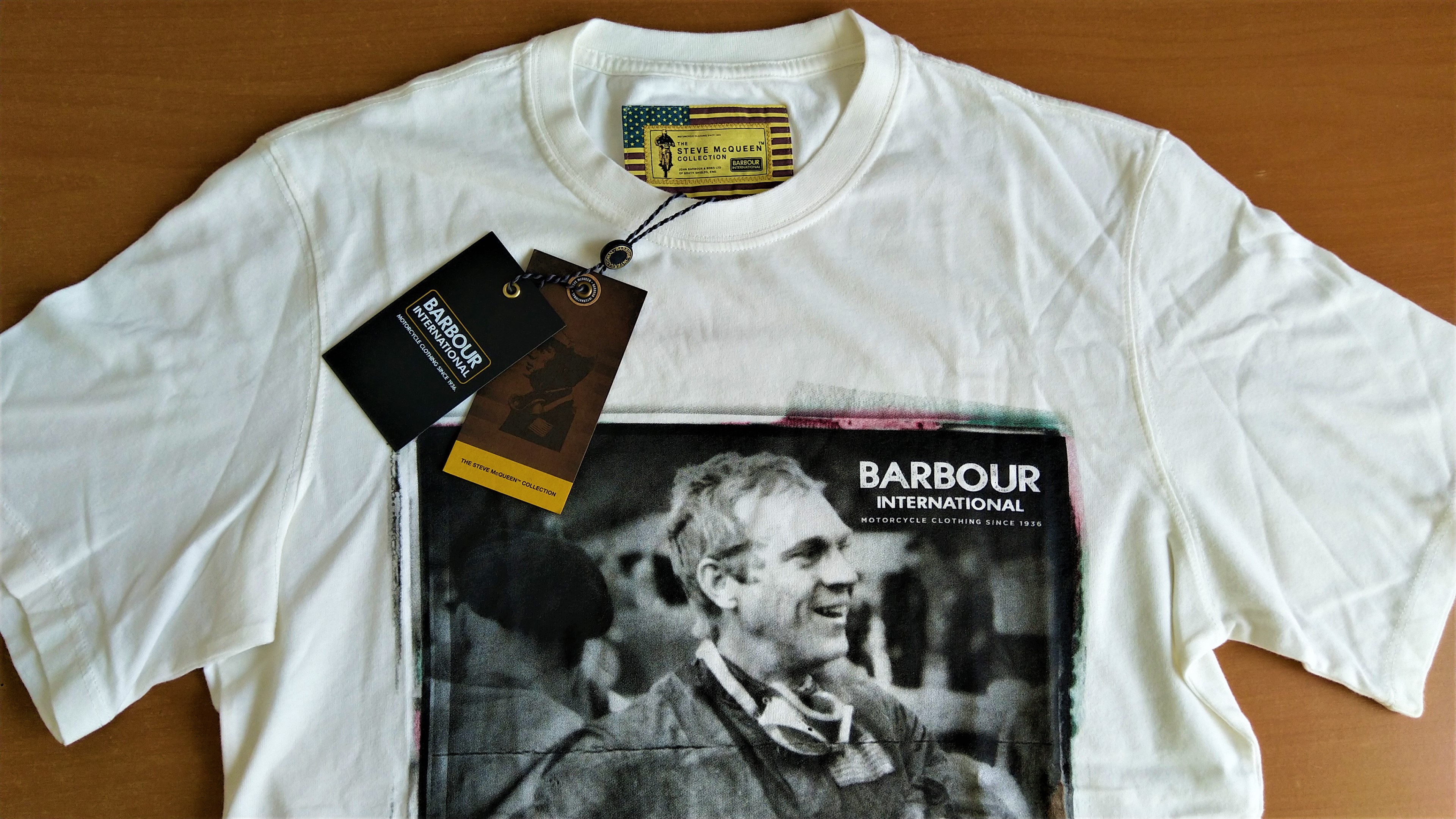 Krásné motorkářské tričko Steeve McQueen