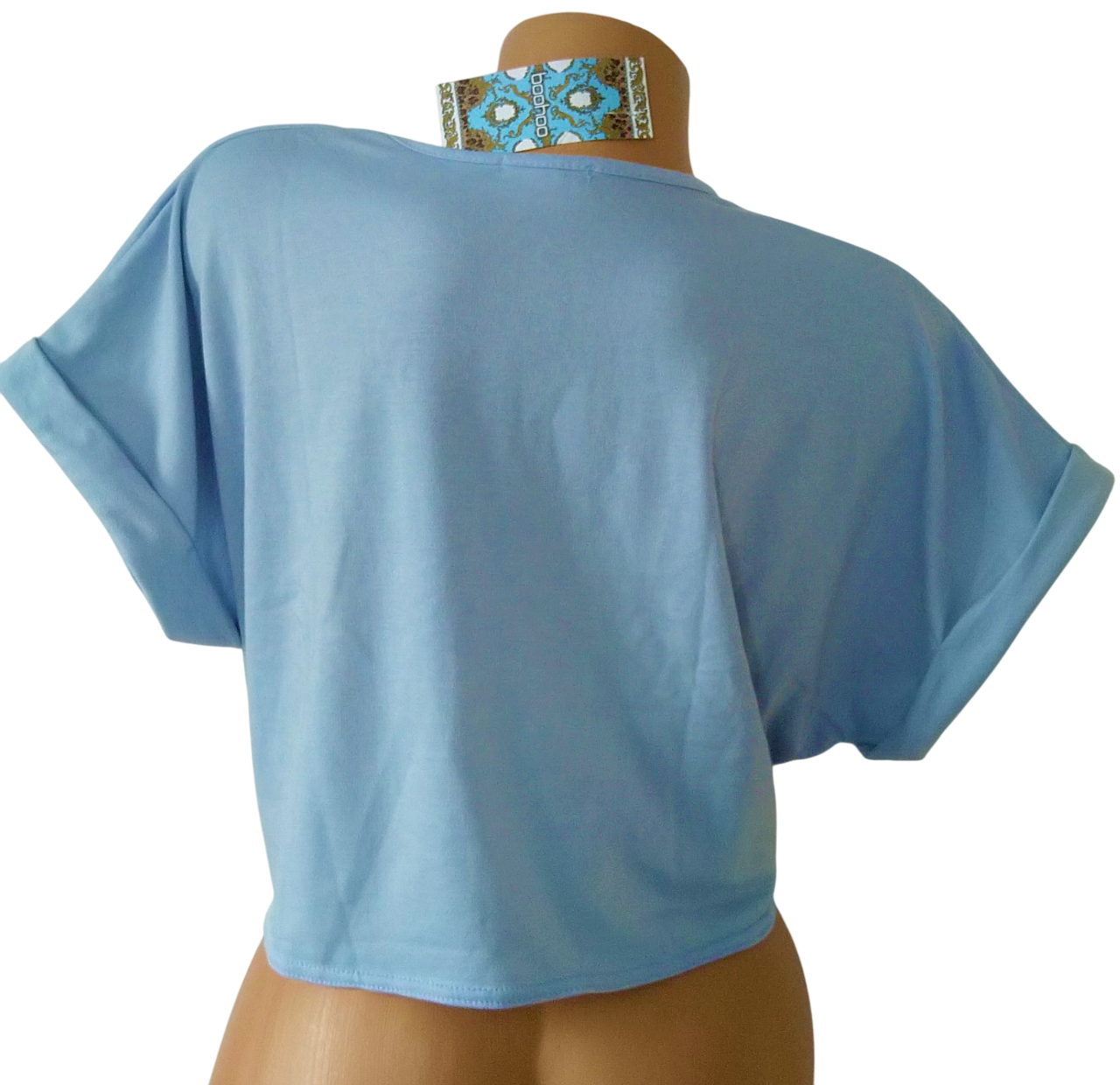 Crop top na zavazování 