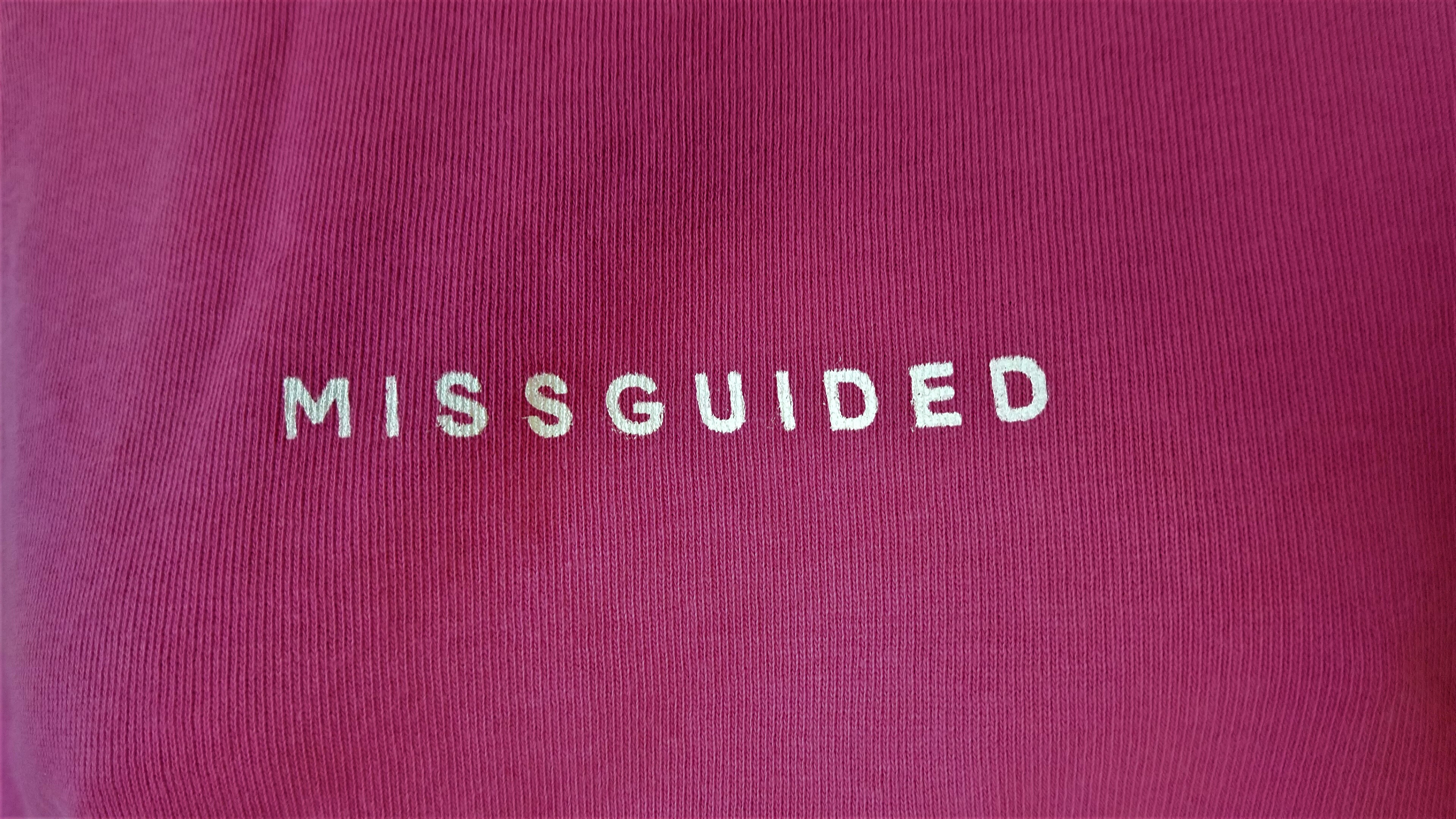 Moderní růžová mikina MISSGUIDED