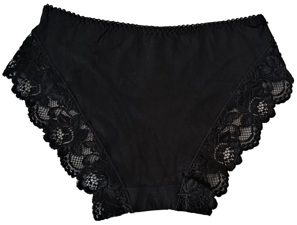 Bavlněné kalhotky s krajkou