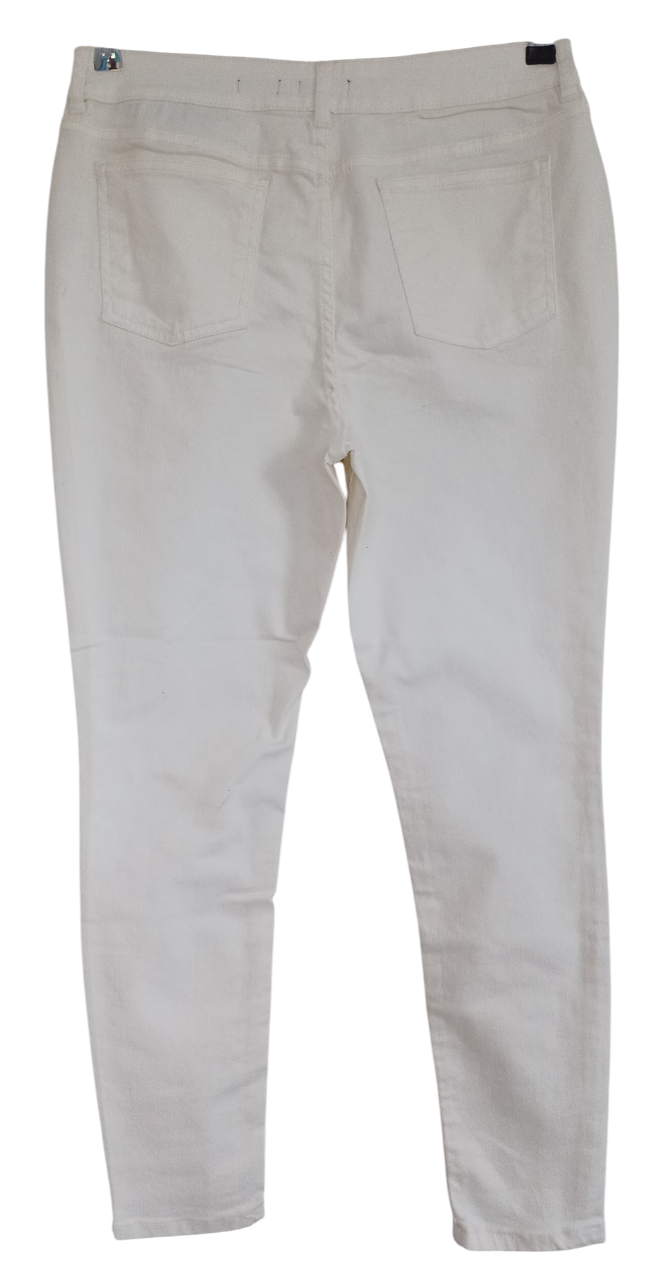 Dámské bílé skinny džíny