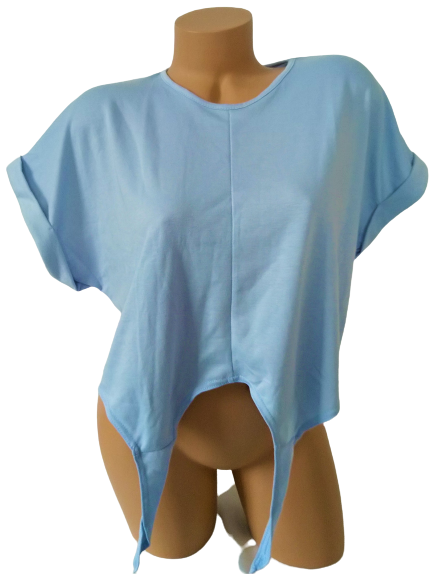 Crop top na zavazování 