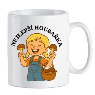 Hrnek - Nejlepší houbařka/Různé barvy vlasů